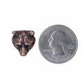 Bear Head Copper Lapel Pin