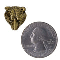 Bear Head Gold Lapel Pin