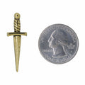 Dagger Gold Lapel Pin