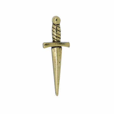 Dagger Gold Lapel Pin