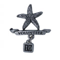 Volunteer Starfish Lapel Pin