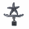 Volunteer Starfish Lapel Pin