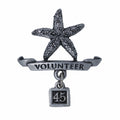 Volunteer Starfish Lapel Pin