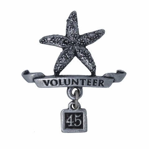 Volunteer Starfish Lapel Pin