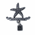 Volunteer Starfish Lapel Pin