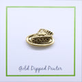 Piece of Pie Gold Lapel Pin