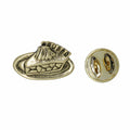 Piece of Pie Gold Lapel Pin