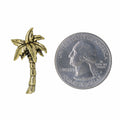 Palm Tree Gold Lapel Pin