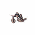 Stork Copper Lapel Pin