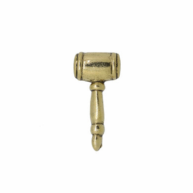 Gavel Gold Lapel Pin