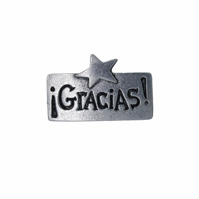 Gracias Lapel Pin