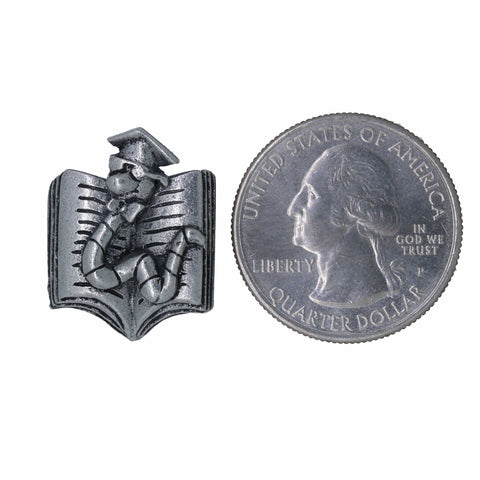 Bookworm Scholar Lapel Pin