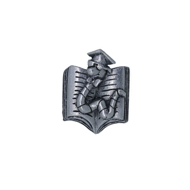 Bookworm Scholar Lapel Pin