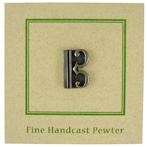 C-Clef (Alto Clef) Lapel Pin