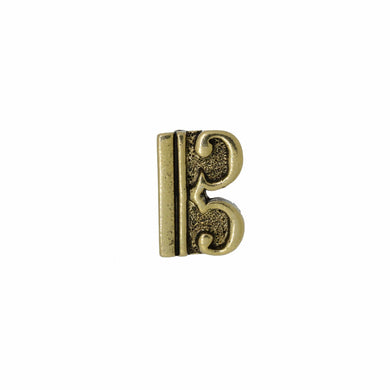 C-Clef (Alto Clef) Gold Lapel Pin