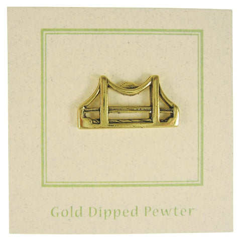 Bridge Gold Lapel Pin