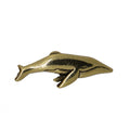 Humpback Whale Gold Lapel Pin