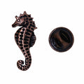 Seahorse Copper Lapel Pin