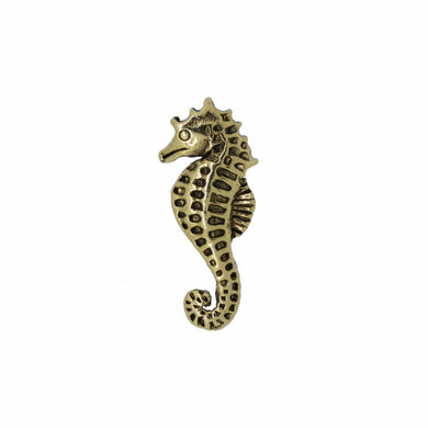 Seahorse Gold Lapel Pin