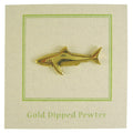 Shark Gold Lapel Pin