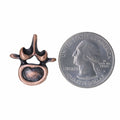 Vertebra Copper Lapel Pin