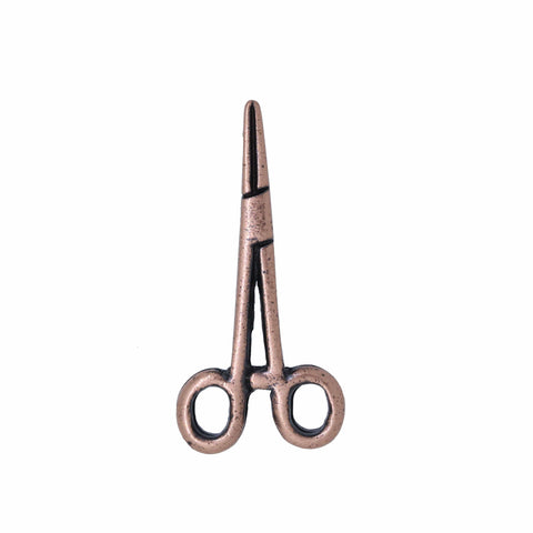 Hemostat Copper Lapel Pin