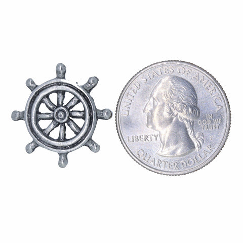 Ship's Wheel Lapel Pin