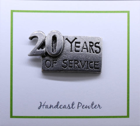 Years of Service Lapel Pins