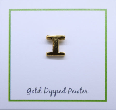 Roman Numeral Gold Lapel Pins