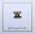 Roman Numeral Gold Lapel Pins