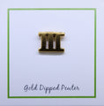 Roman Numeral Gold Lapel Pins