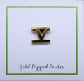 Roman Numeral Gold Lapel Pins