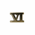 Roman Numeral Gold Lapel Pins