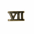 Roman Numeral Gold Lapel Pins