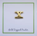 Roman Numeral Gold Lapel Pins