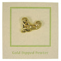 Vestibular System Gold Lapel Pin