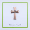 Cross Copper Lapel Pin