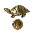 Turtle Gold Lapel Pin