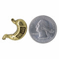 Stomach Gold Lapel Pin