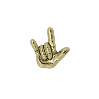 'I Love You' Gold Lapel Pin