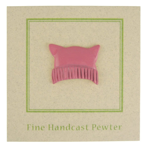 Pink Pussy Hat Lapel Pin