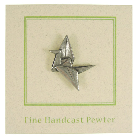 Origami Crane Lapel Pin