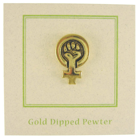 Votes for Women Gold Lapel Pin
