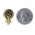 Votes for Women Gold Lapel Pin