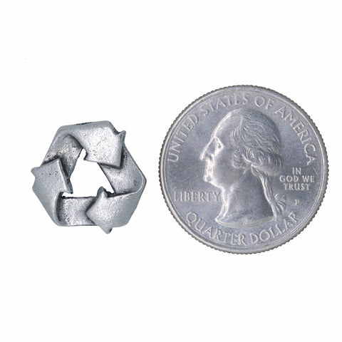 Recycle Symbol Lapel Pin