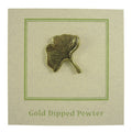 Ginkgo Leaf Gold Lapel Pin