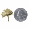 Ginkgo Leaf Gold Lapel Pin