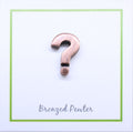 Question Mark Copper Lapel Pin