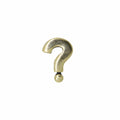 Question Mark Gold Lapel Pin