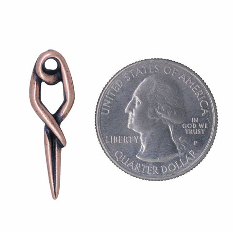 Aneurysm Clip Copper Lapel Pin